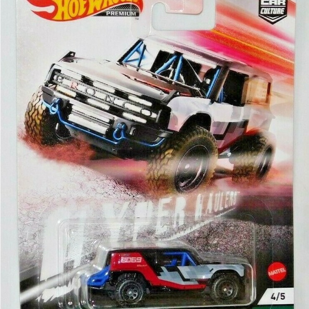 Mattel Hot Wheels Hyper Hauler - Red, Blue, White